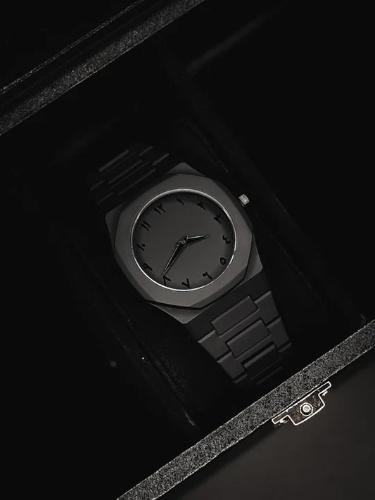 Black Arabic Aura Watch